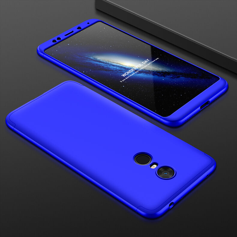 GKK zadný kryt s ochranou hrán pre Xiaomi Redmi Note 5 - červený