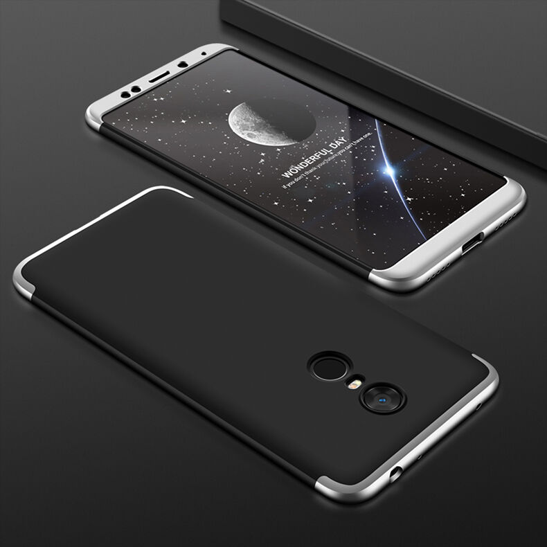 GKK zadný kryt s ochranou hrán pre Xiaomi Redmi Note 5 - červený