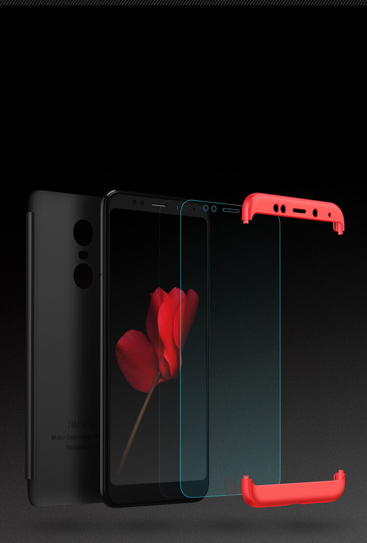 GKK zadný kryt s ochranou hrán pre Xiaomi Redmi Note 5 - čierny