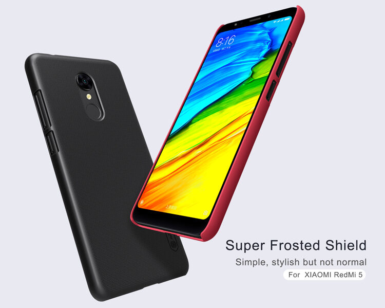 Nillkin ochranný drážkovaný kryt pre Xiaomi Redmi 5 - zlatý