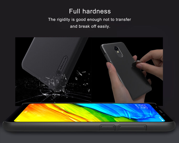 Nillkin ochranný drážkovaný kryt pre Xiaomi Redmi 5 - zlatý