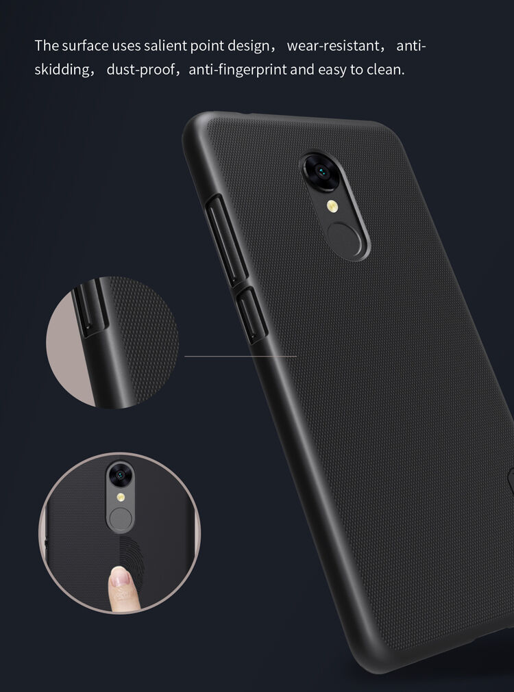 Nillkin ochranný drážkovaný kryt pre Xiaomi Redmi 5 - zlatý