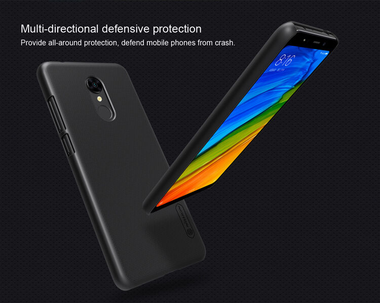 Nillkin ochranný drážkovaný kryt pre Xiaomi Redmi 5 - zlatý