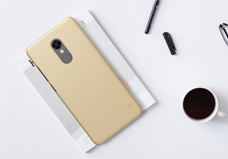 Nillkin ochranný drážkovaný kryt pre Xiaomi Redmi 5 - zlatý