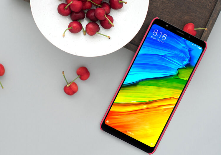 Nillkin ochranný drážkovaný kryt pre Xiaomi Redmi 5 - zlatý