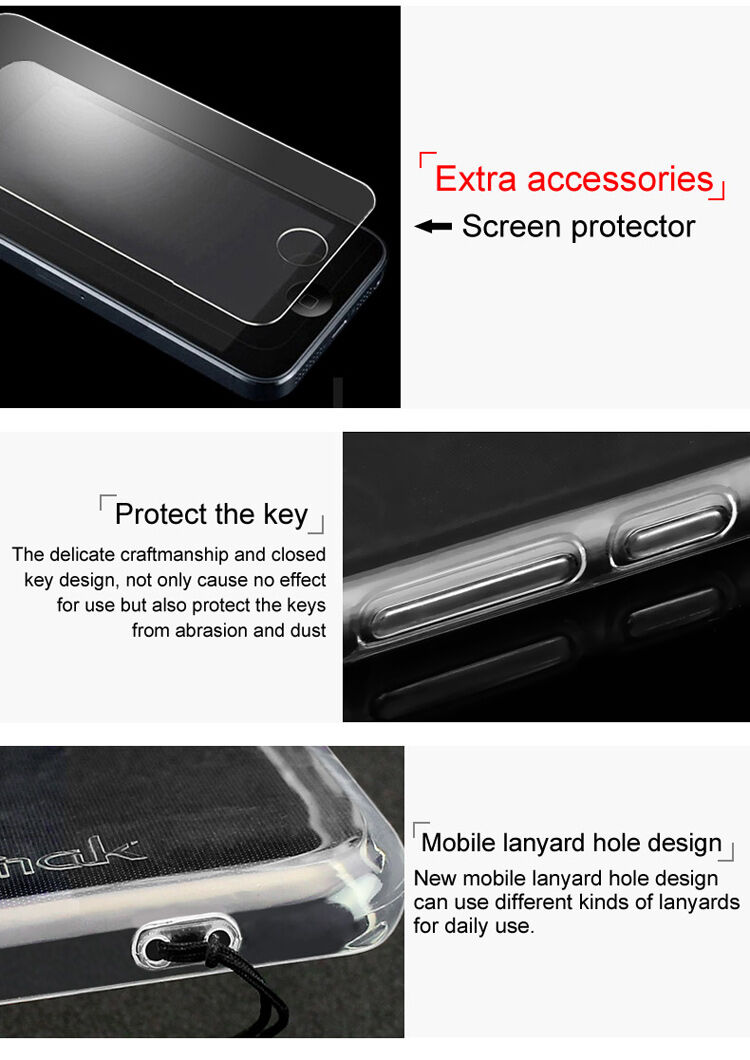 Imak mäkký kryt s ochranou displeja pre Xiaomi Redmi Note 5 - transparentný