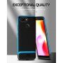 Ipaky kryt s textúrou karbónových vlákien pre Xiaomi Redmi 6 - čierny