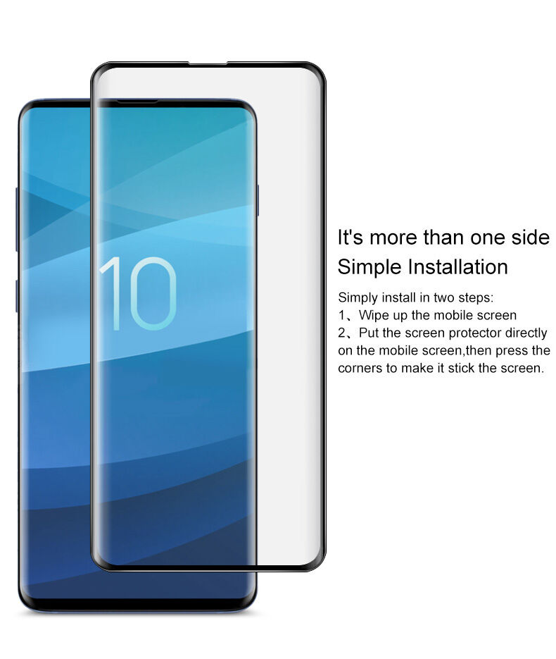 Imak Tvrdené sklo 3D pre Samsung Galaxy S10 Plus - čierne