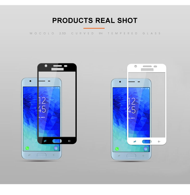 Mocolo Tvrdené sklo 3D pre Samsung Galaxy J3 (2018) - čierne