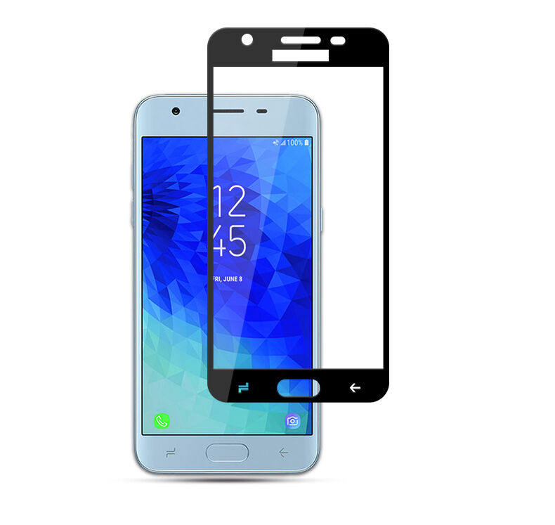Mocolo Tvrdené sklo 3D pre Samsung Galaxy J3 (2018) - čierne Mocolo Tvrdené sklo 3D pre Samsung Galaxy J3 (2018) - čierne