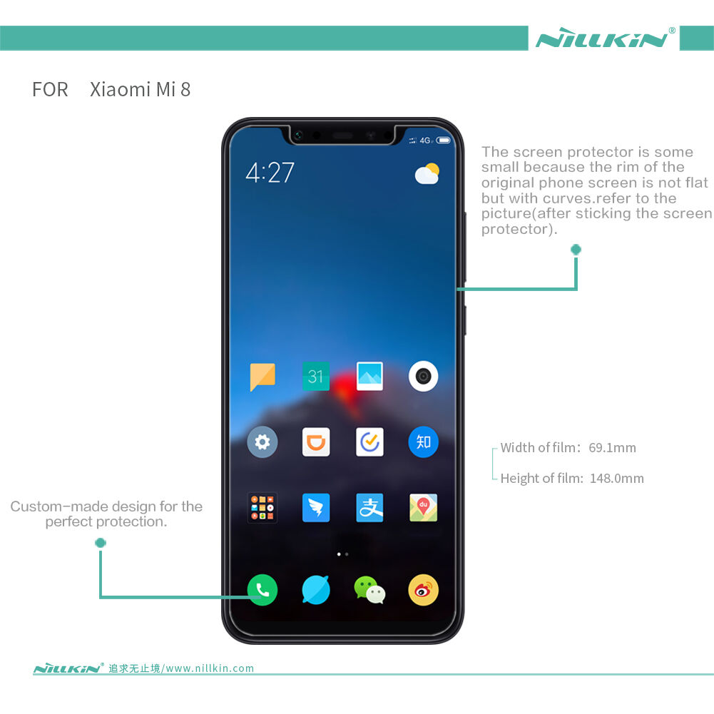 Nillkin Ochranná fólia pre Xiaomi Mi 8 - číra