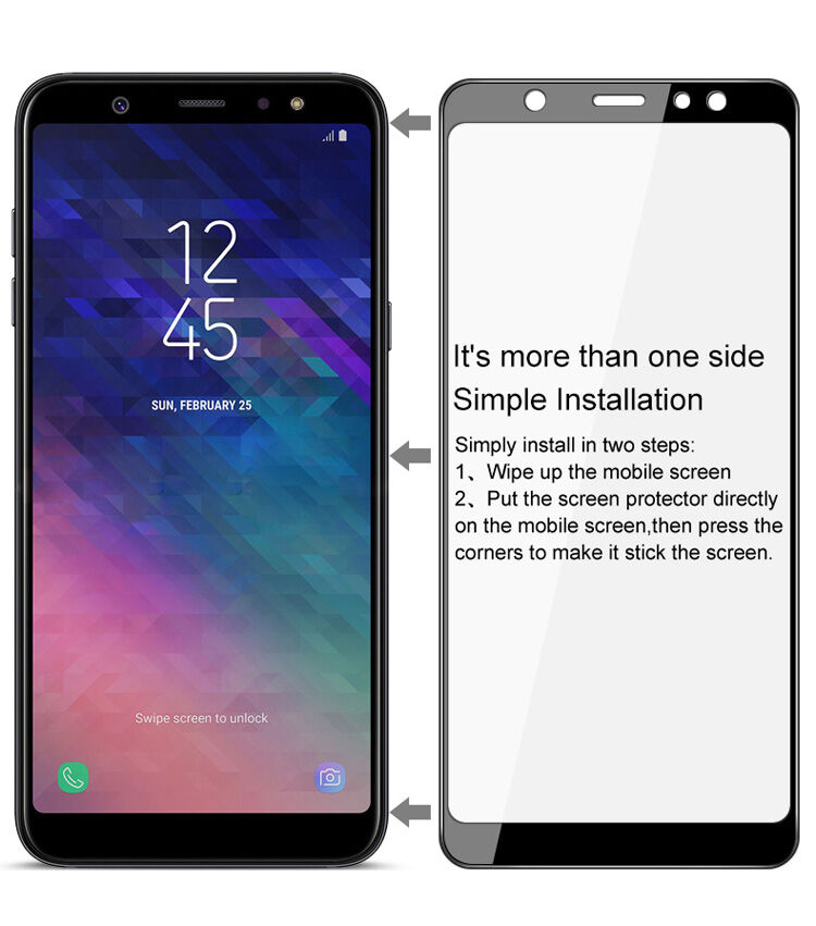 Imak Tvrdené sklo 3D pre Samsung Galaxy A6 Plus (2018) - čierne