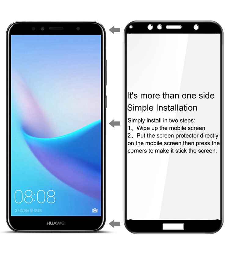 Imak Tvrdené sklo 3D pre Honor 7A - čierne