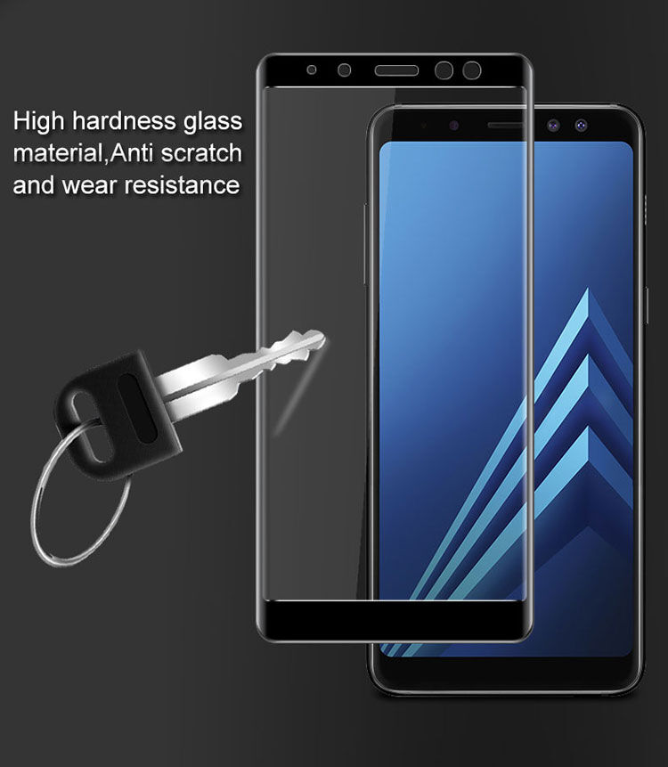 Imak Tvrdené sklo 3D pre Samsung Galaxy A8 (2018) - čierne