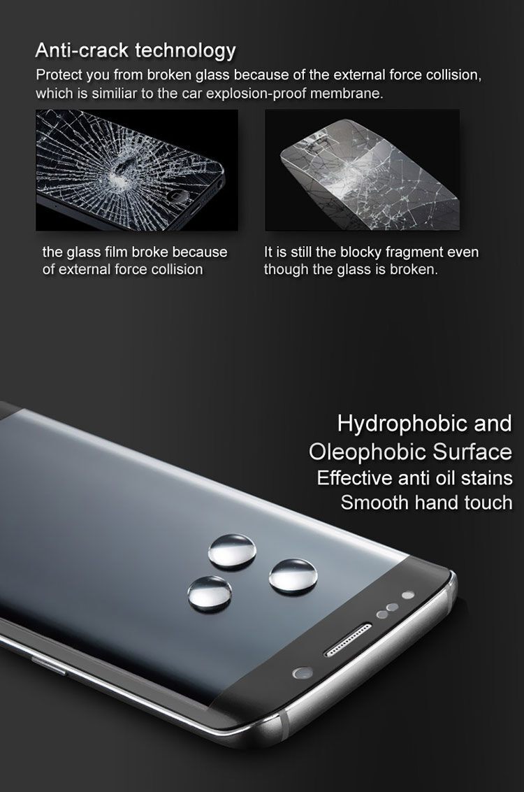 Imak Tvrdené sklo 3D pre Samsung Galaxy A8 (2018) - čierne