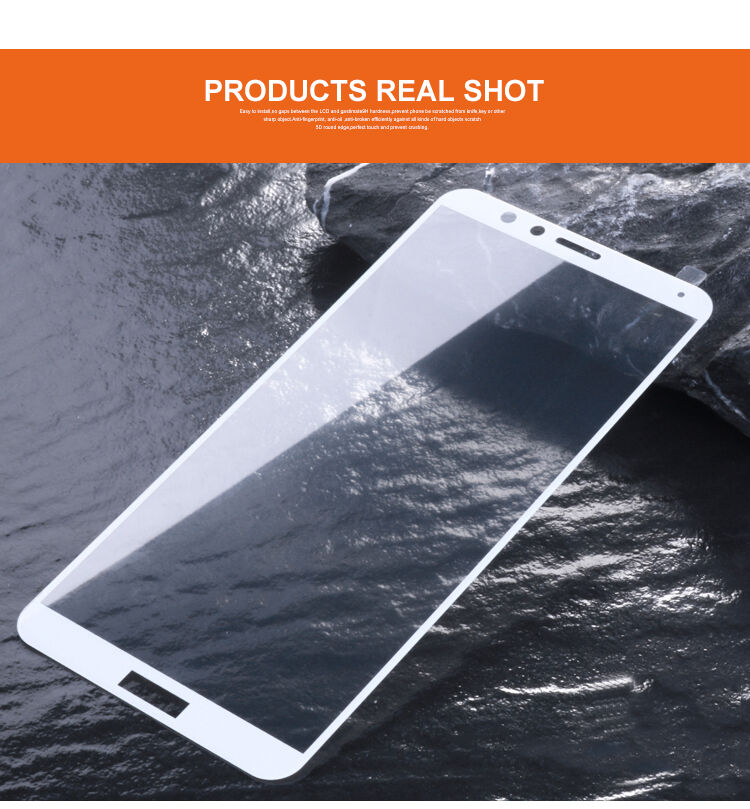 Mocolo Tvrdené sklo 3D pre Honor 7X - biele