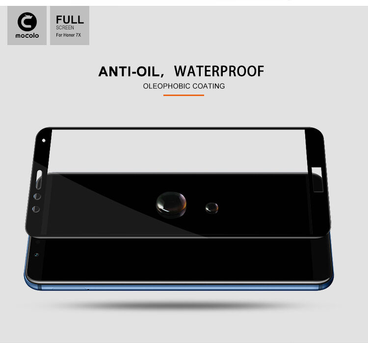 Mocolo Tvrdené sklo 3D pre Honor 7X - čierne