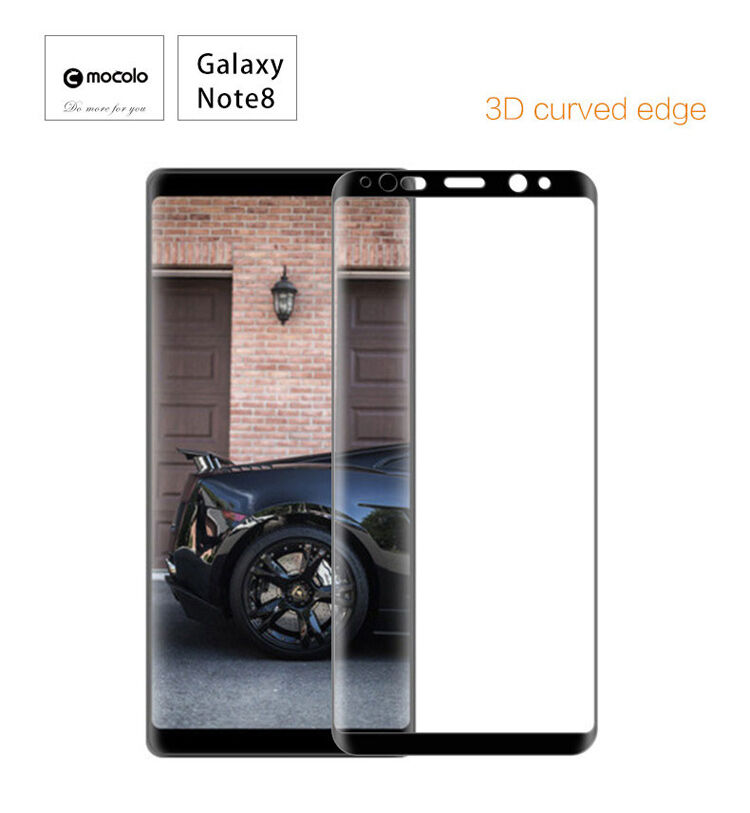 Mocolo Tvrdené sklo 3D pre Samsung Galaxy Note 8 - čierne