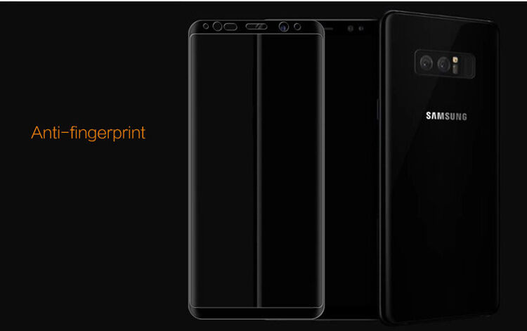 Mocolo Tvrdené sklo 3D pre Samsung Galaxy Note 8 - čierne