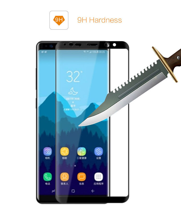 Mocolo Tvrdené sklo 3D pre Samsung Galaxy Note 8 - čierne