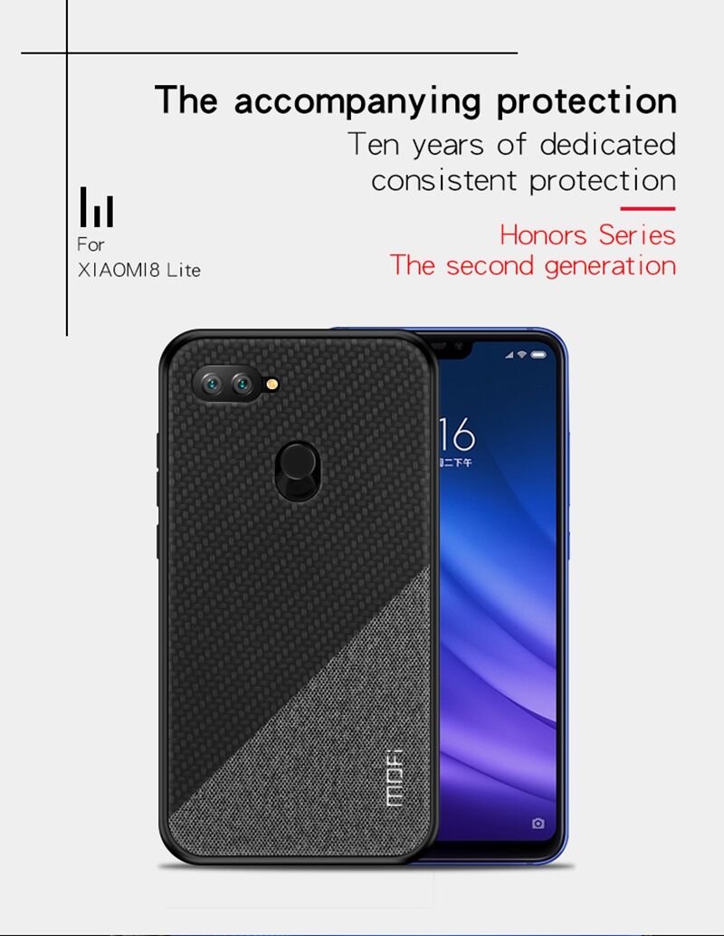 Mofi Protišmykový kryt pre Xiaomi Mi 8 Lite - modrý