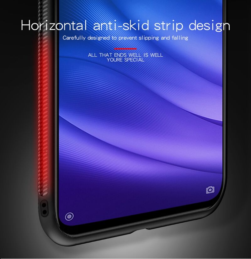 Mofi Protišmykový kryt pre Xiaomi Mi 8 Lite - modrý