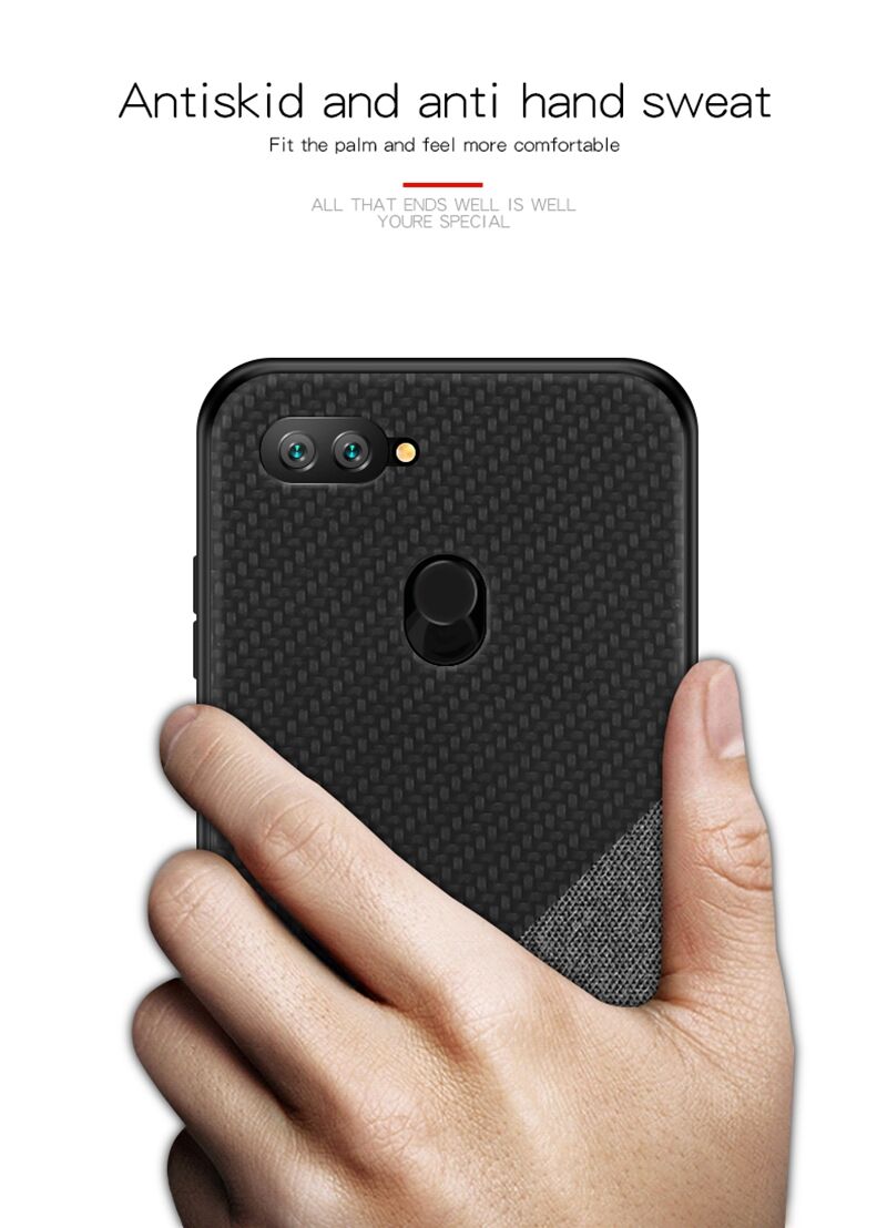 Mofi Protišmykový kryt pre Xiaomi Mi 8 Lite - modrý