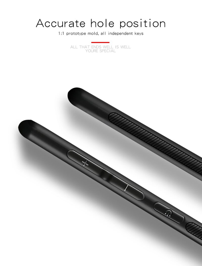 Mofi Protišmykový kryt pre Xiaomi Mi 8 Lite - modrý