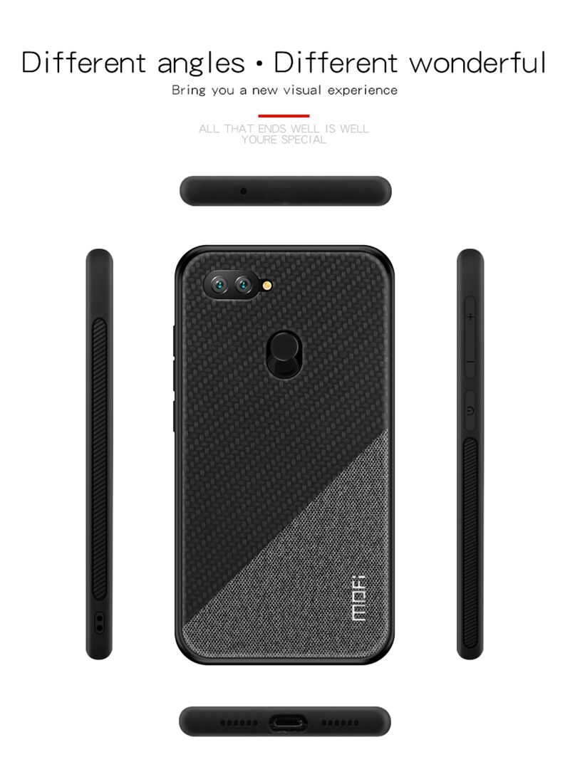 Mofi Protišmykový kryt pre Xiaomi Mi 8 Lite - modrý