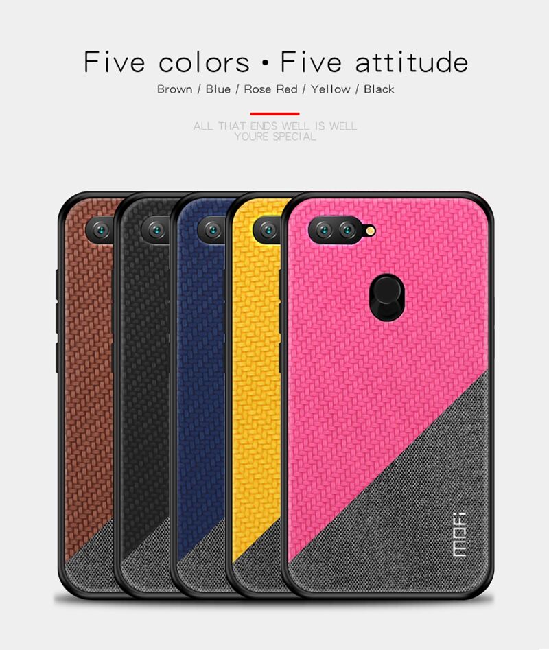 Mofi Protišmykový kryt pre Xiaomi Mi 8 Lite - čierny