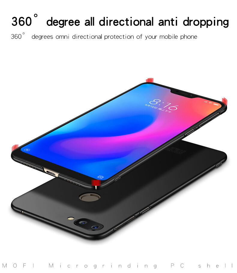 Mofi Plastový kryt Frosted pre Xiaomi Mi 8 Lite - zlatoružový