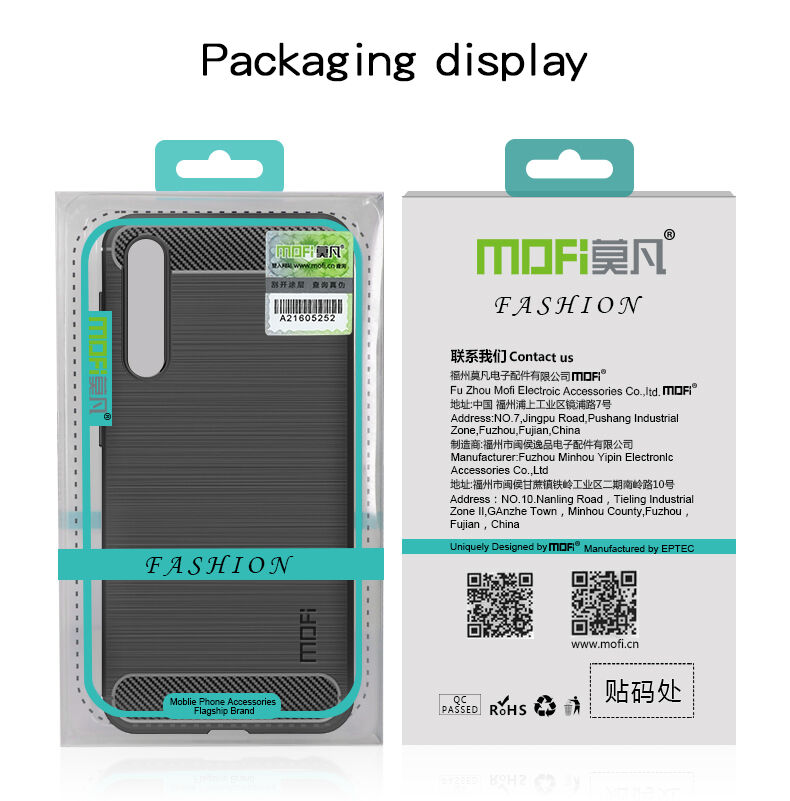 Mofi kryt s brúsenou textúrou pre Xiaomi Mi 8 Lite - sivý Mofi kryt s brúsenou textúrou pre Xiaomi Mi 8 Lite - sivý