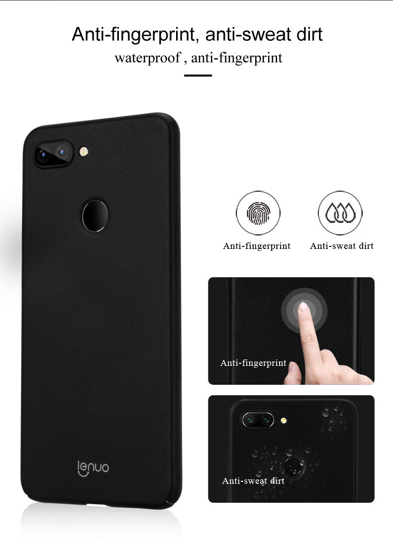 Lenuo plastový kryt pre Xiaomi Mi 8 Lite - zlatý