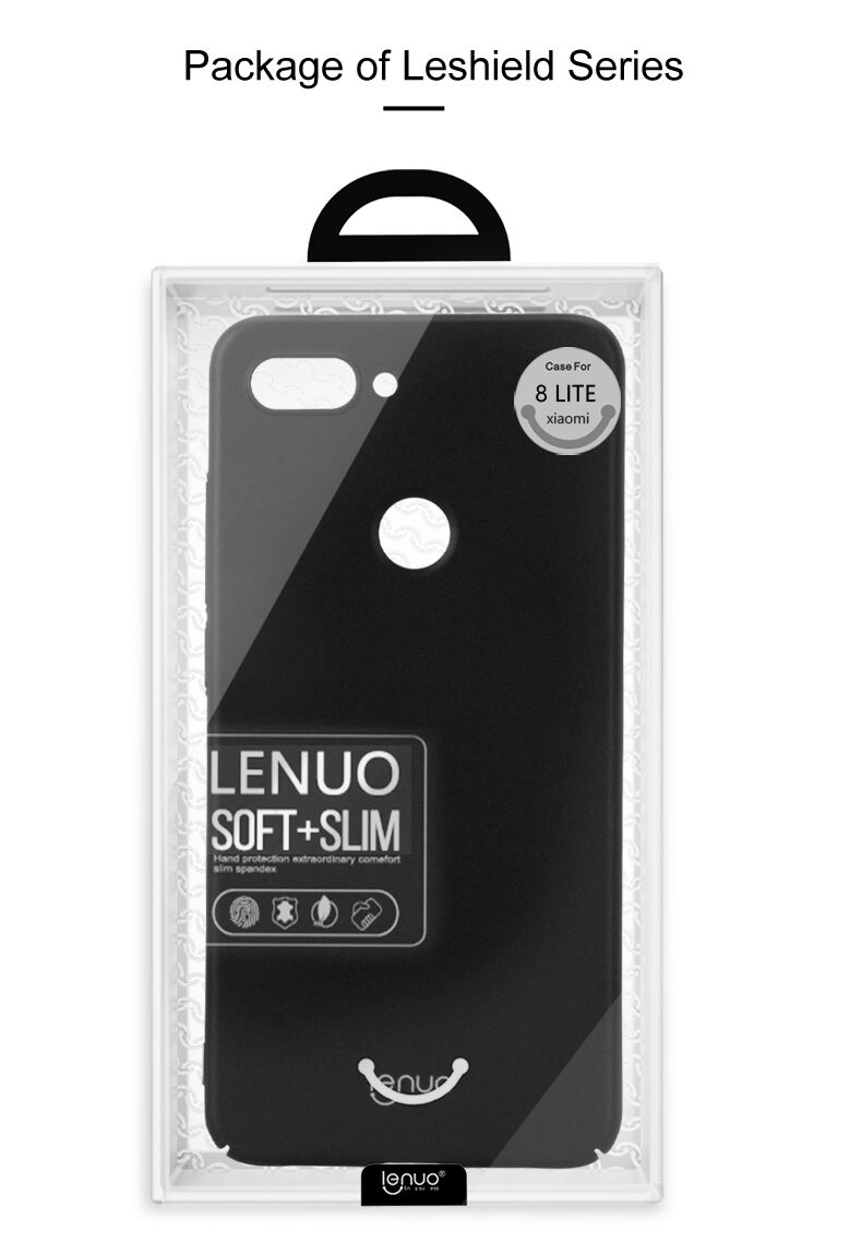 Lenuo plastový kryt pre Xiaomi Mi 8 Lite - zlatý