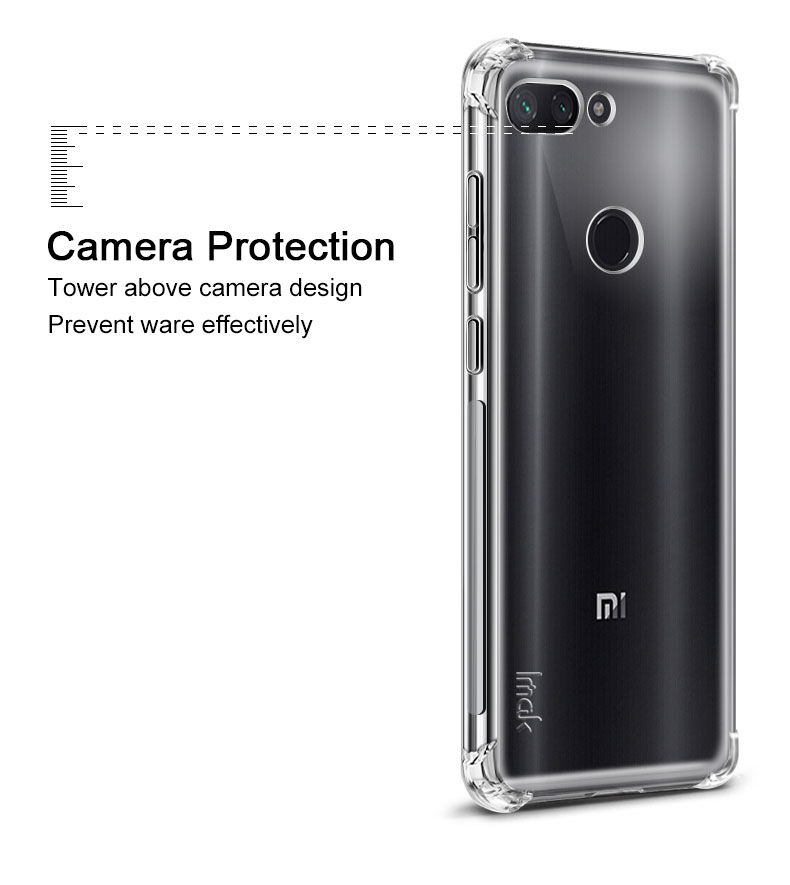 Imak plastový matný kryt pre Xiaomi Mi 8 Lite - čierny