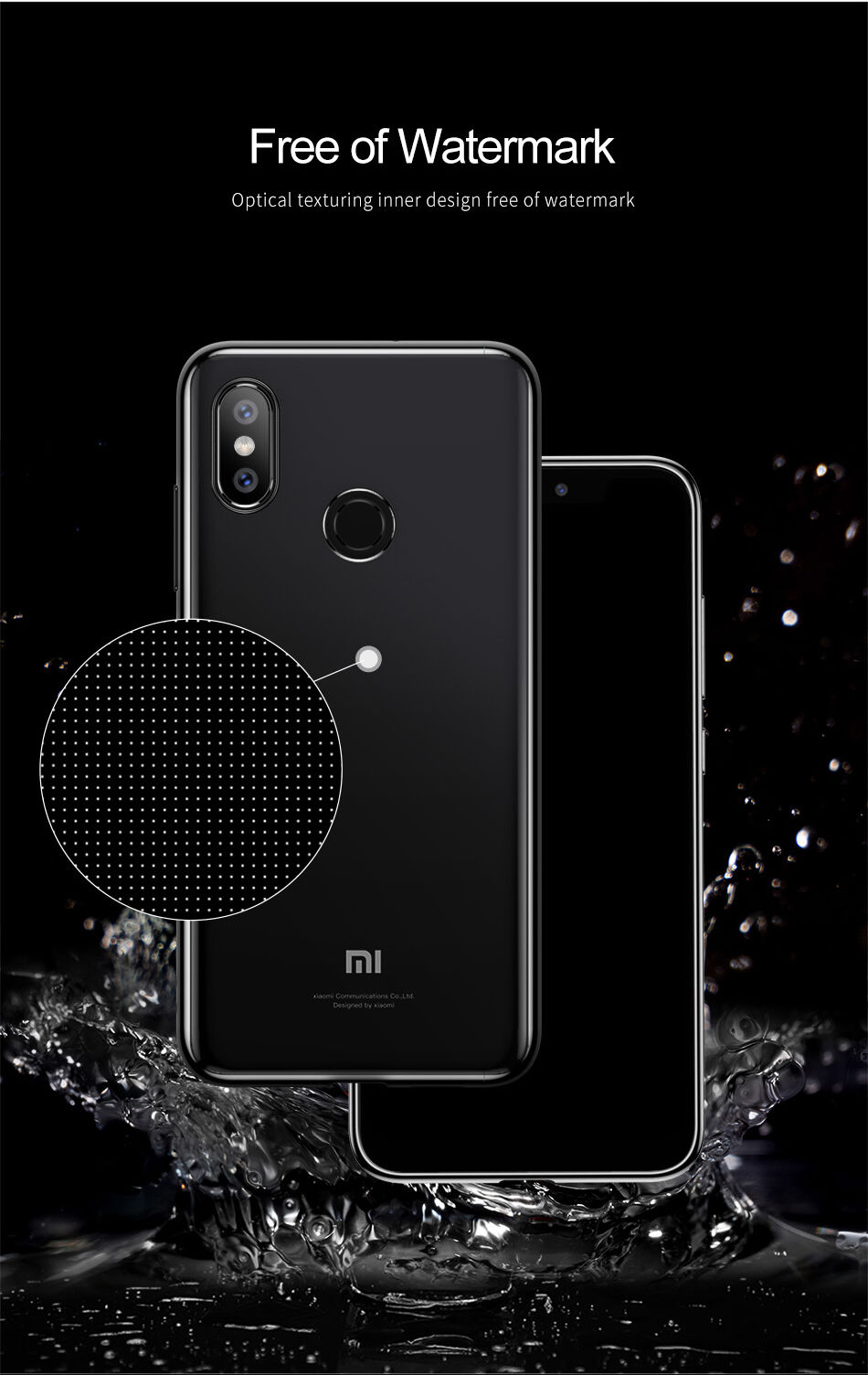 Baseus Shining číry kryt s rámčekom pre Xiaomi Mi 8 - zlatý