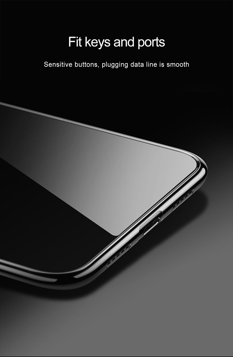Baseus Shining číry kryt s rámčekom pre Xiaomi Mi 8 - zlatý