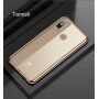 Baseus Shining číry kryt s rámčekom pre Xiaomi Mi 8 - zlatý