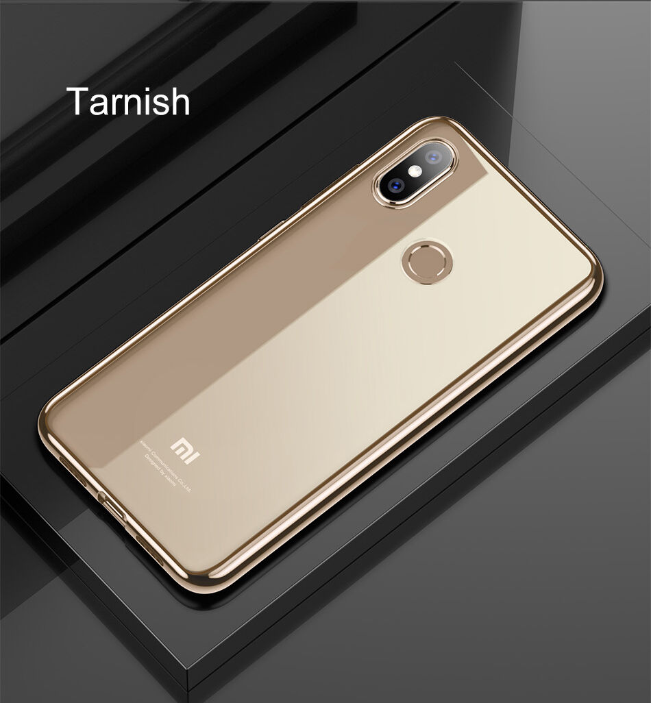 Baseus Shining číry kryt s rámčekom pre Xiaomi Mi 8 - zlatý
