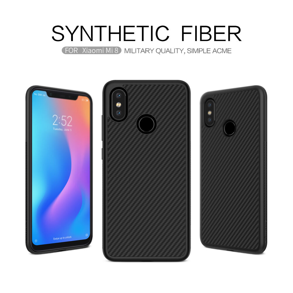 Nillkin plastový kryt pre Xiaomi Mi 8 - čierny