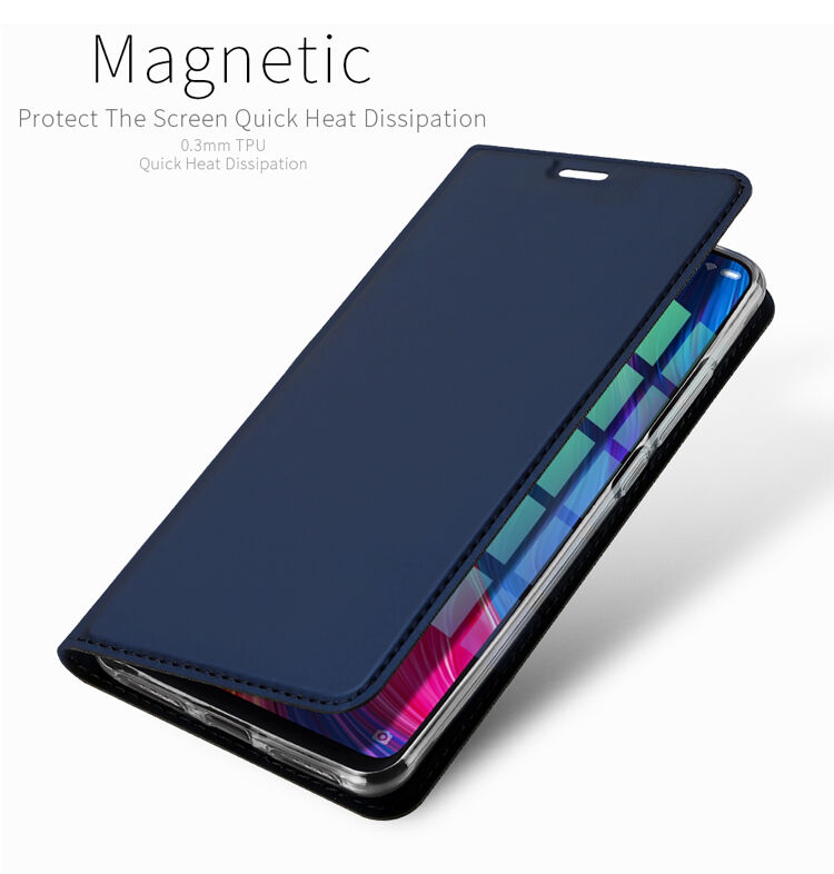 Dux Ducis Skin Pro kožené flipové puzdro pre Xiaomi Mi 8 - čierne