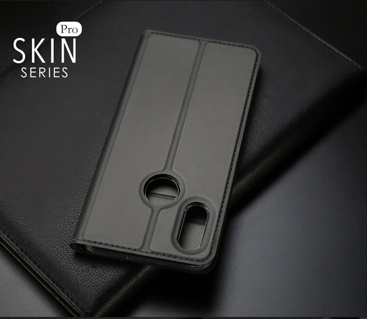 Dux Ducis Skin Pro kožené flipové puzdro pre Xiaomi Mi 8 - čierne