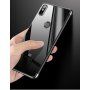 Cafele plastový kryt číry s rámčekom pre Xiaomi Mi 8 - modrý