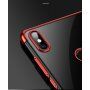 Cafele plastový kryt číry s rámčekom pre Xiaomi Mi 8 - modrý