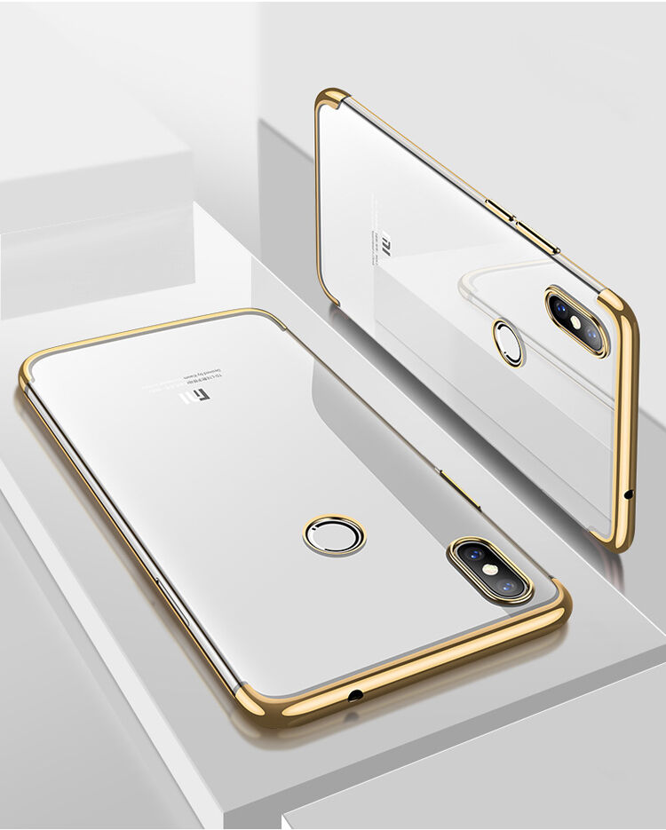 Cafele plastový kryt číry s rámčekom pre Xiaomi Mi 8 - modrý Cafele plastový kryt číry s rámčekom pre Xiaomi Mi 8 - modrý