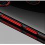 Cafele plastový kryt číry s rámčekom pre Xiaomi Mi 8 - červený