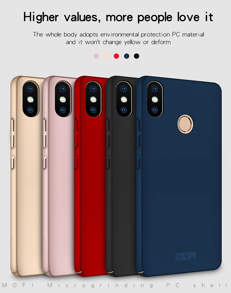 Mofi Shield Frosted kryt pre Xiaomi Mi 8 - červený