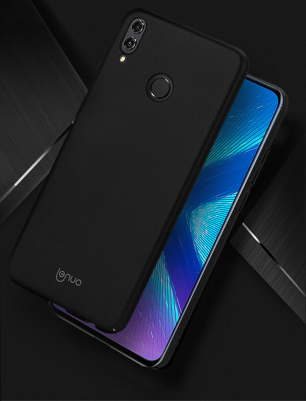 Lenuo Leshield plastový kryt pre Honor 8X - zlatý