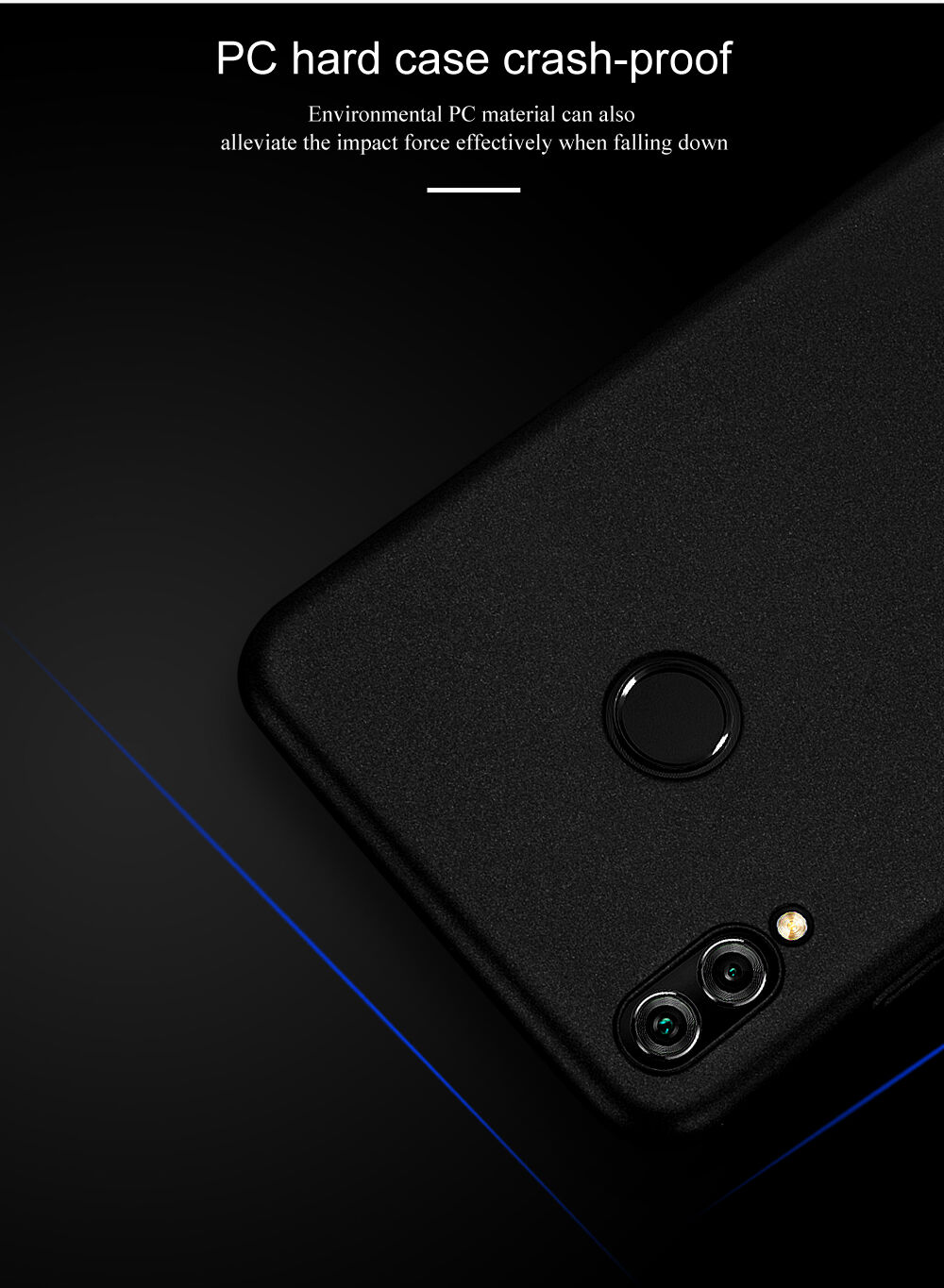 Lenuo Leshield plastový kryt pre Honor 8X - zlatý
