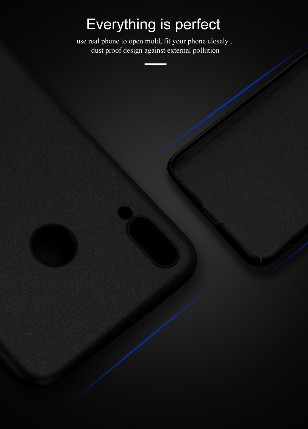 Lenuo Leshield plastový kryt pre Honor 8X - zlatý